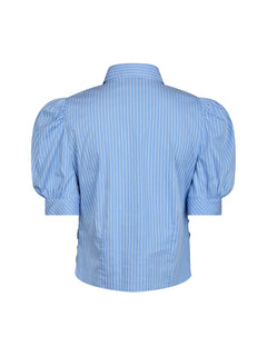 Frannie Stripe Shirt - Light Blue
