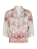 Roselle Artist Paisley Blouse - Ivory