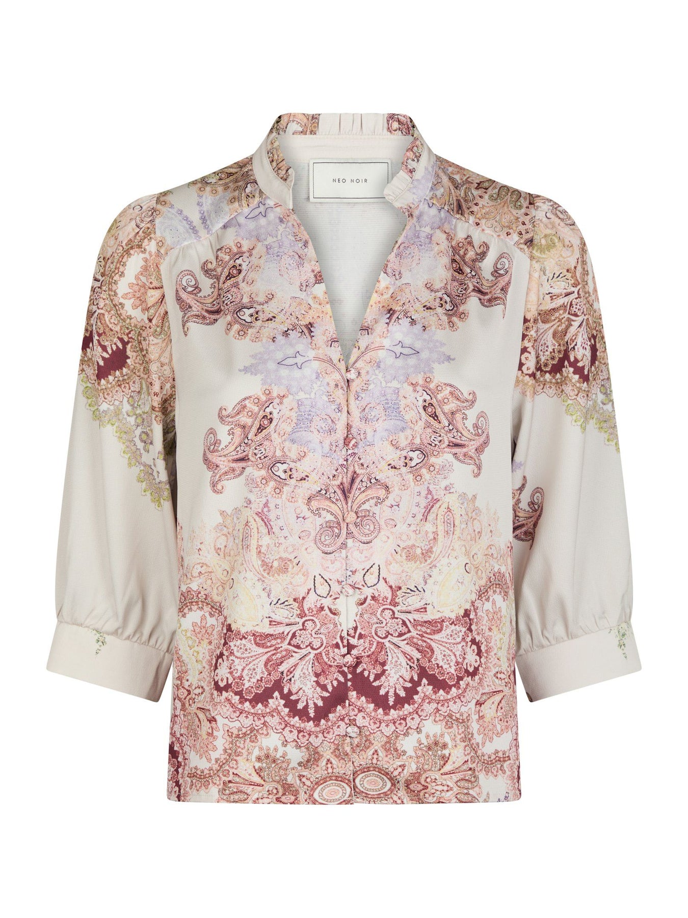 Roselle Artist Paisley Blouse - Ivory