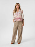 Roselle Artist Paisley Blouse - Ivory