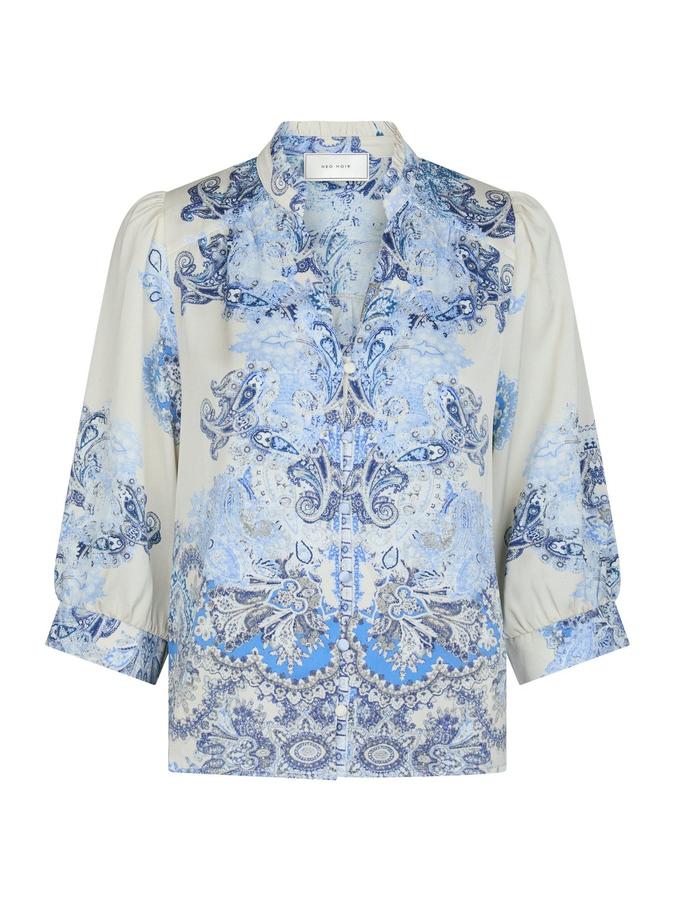 Roselle Artist Paisley Blus - Powder Blue