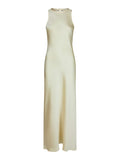 Celinie Heavy Sateen Dress - Light Yellow