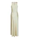 Celinie Heavy Sateen Dress - Light Yellow