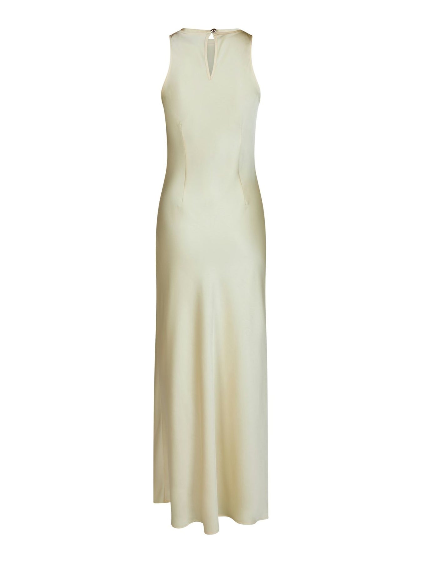 Celinie Heavy Sateen Dress - Light Yellow