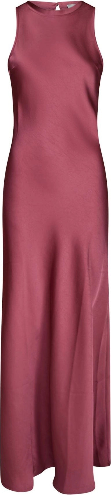 Celinie Heavy Sateen Dress - Cherry Pink