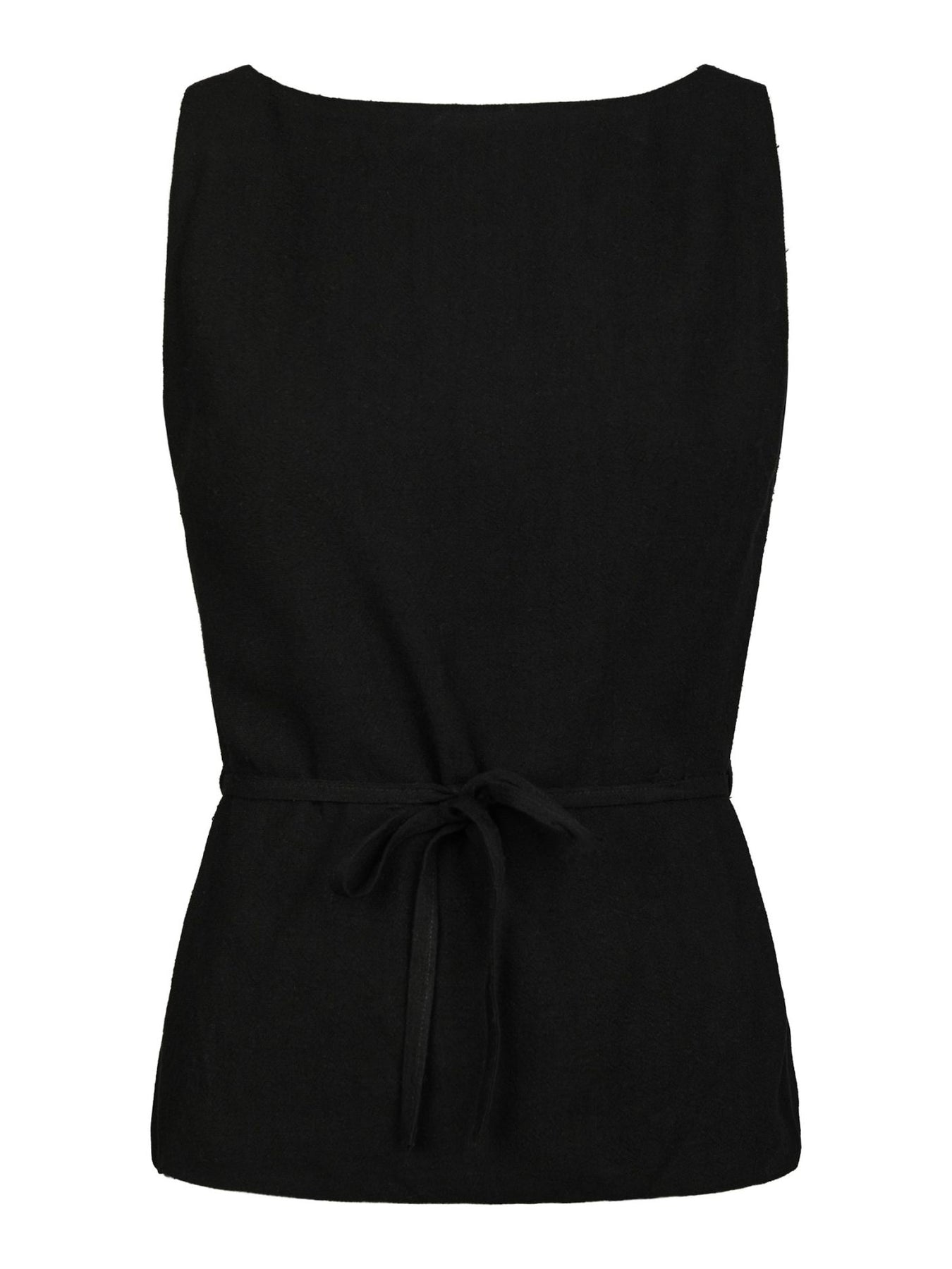 Nassa Linen Top - Svart