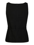 Nassa Linen Top - Svart
