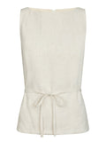 Nassa Linen Top - Natural