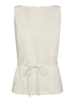 Nassa Linen Top - Natural