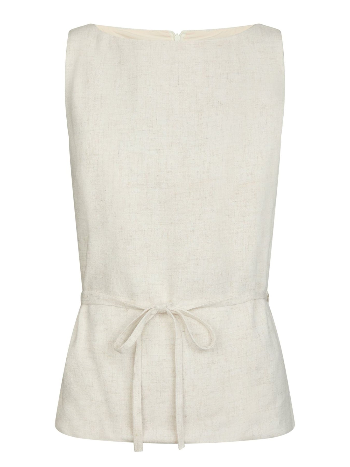 Nassa Linen Top - Natural