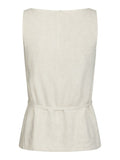 Nassa Linen Top - Natural