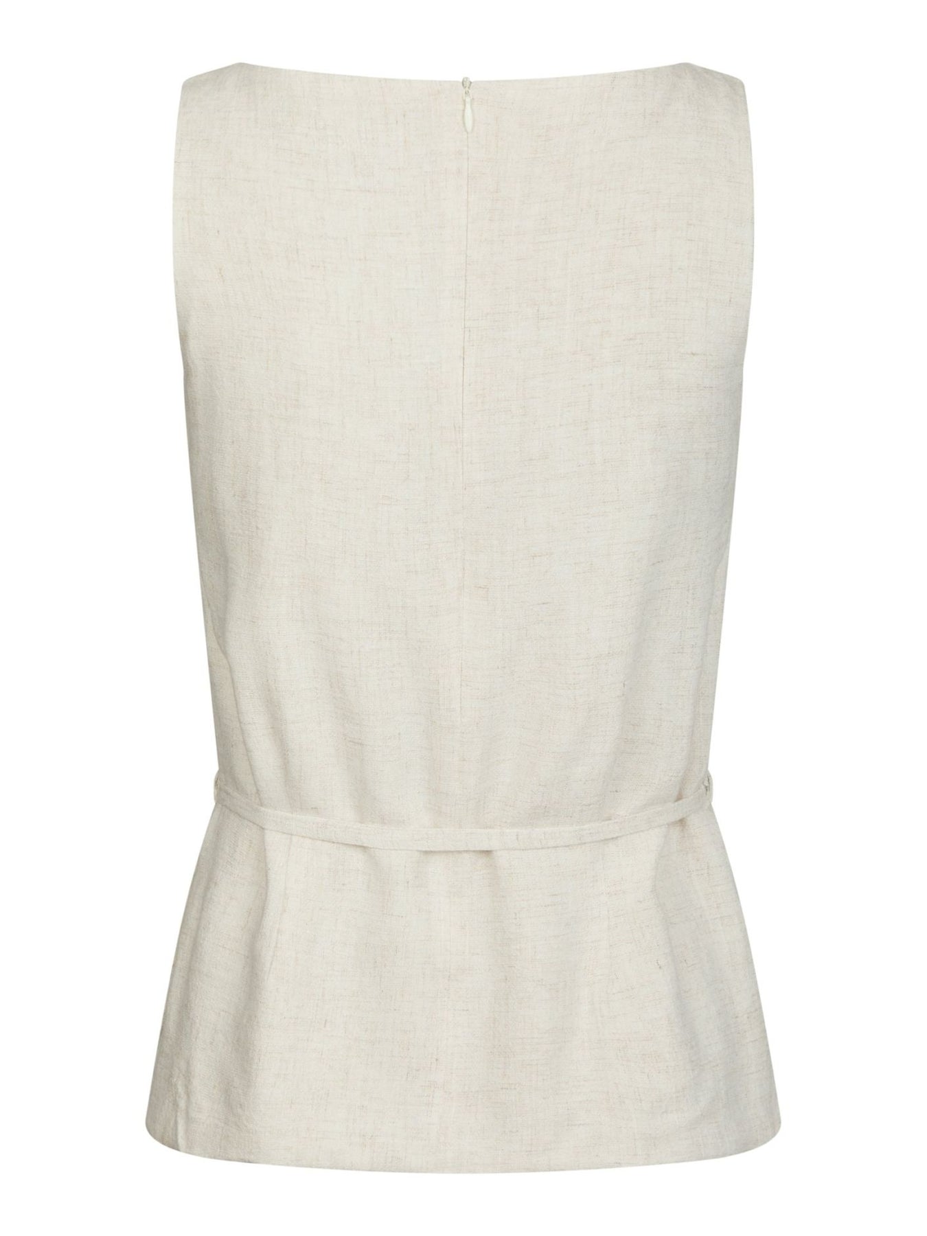 Nassa Linen Top - Natural