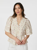Neo Noir Evienne Floral Blush Blus - Rosa