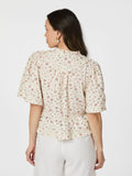 Neo Noir Evienne Floral Blush Blus - Rosa