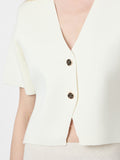 Setta Knit Blouse - Offwhite