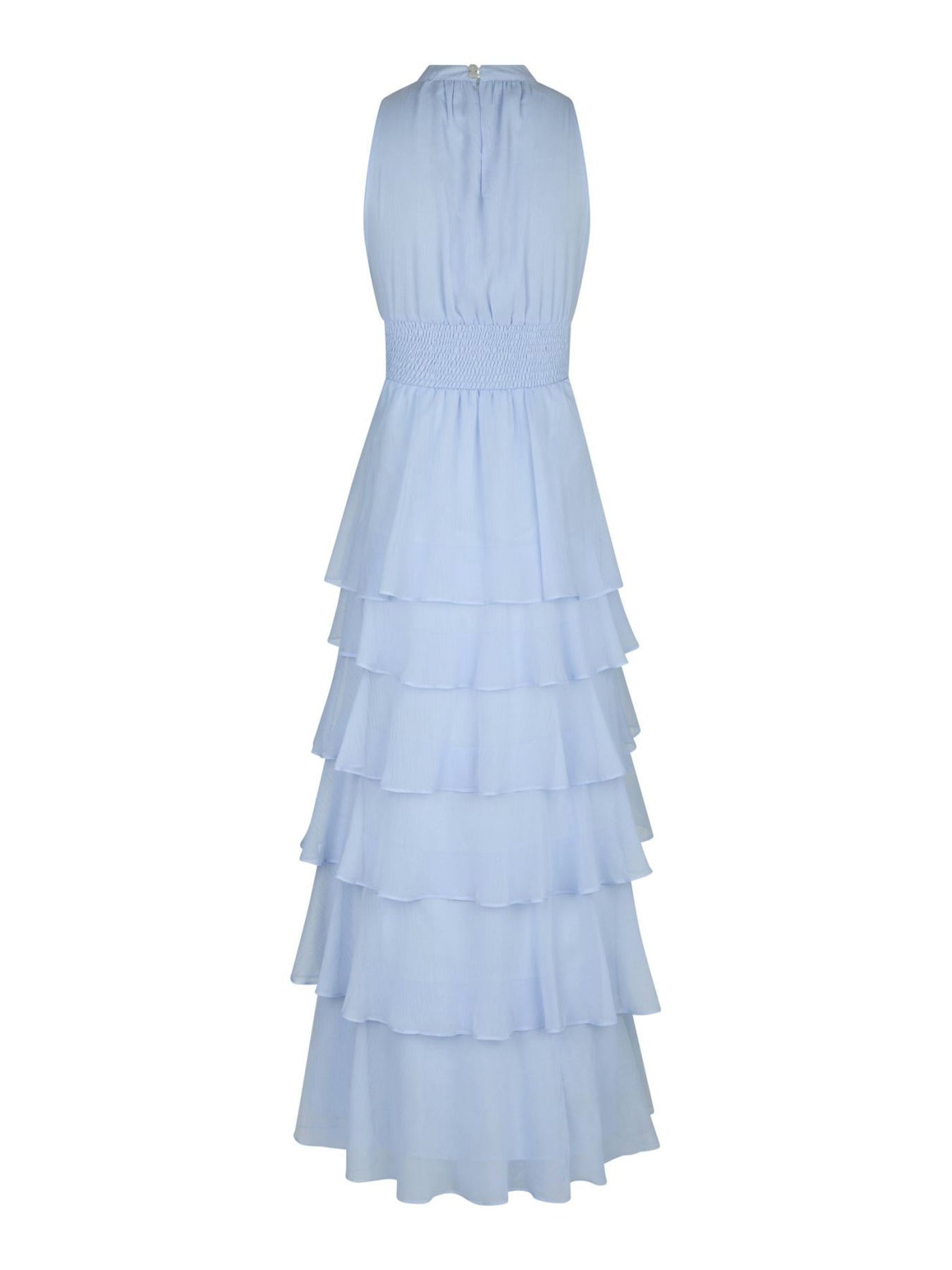 Marli Solid Chiffon Dress - Ljusblå