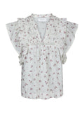 Jayla Small Blossom Top - Creme
