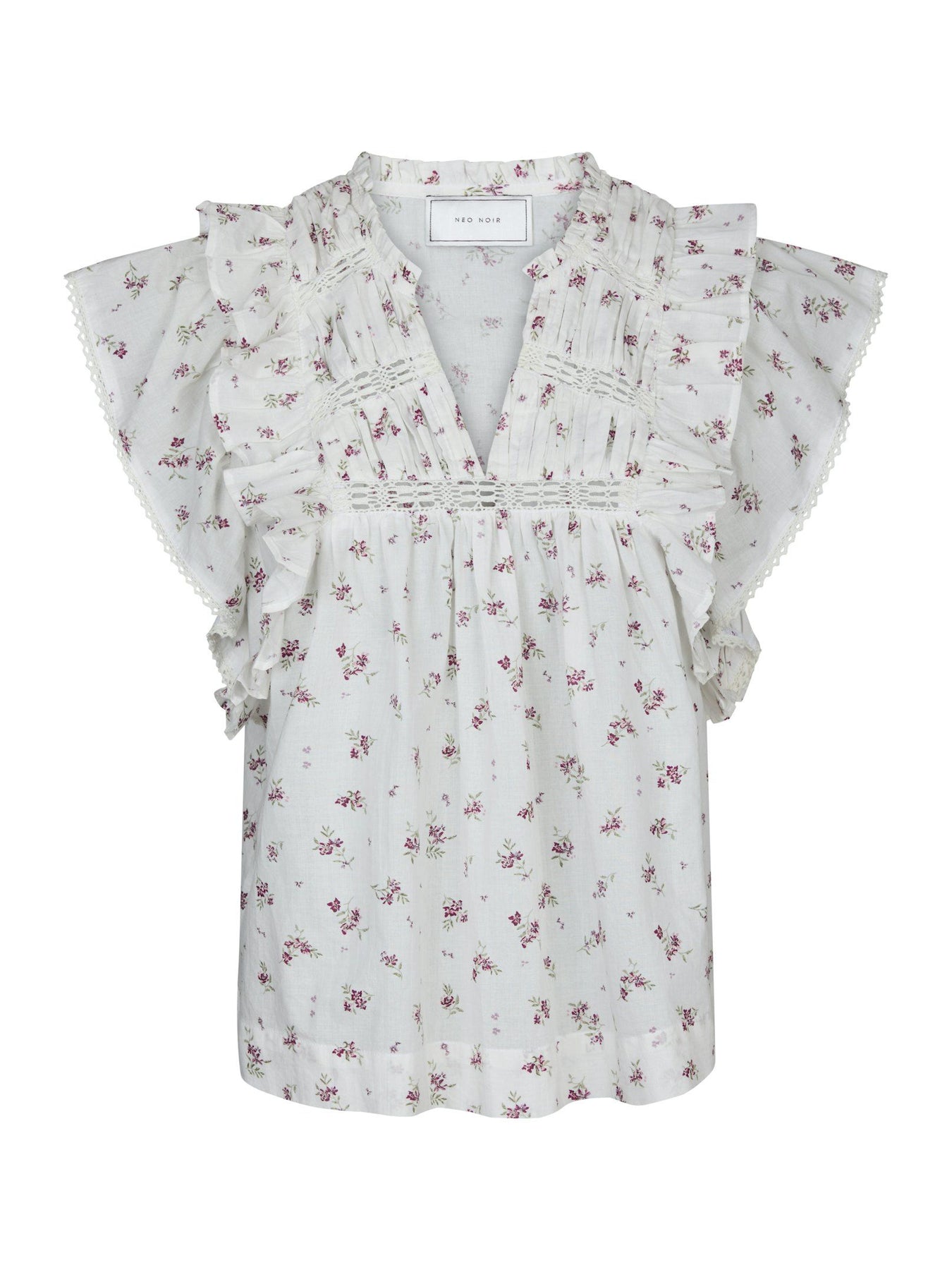 Jayla Small Blossom Top - Creme