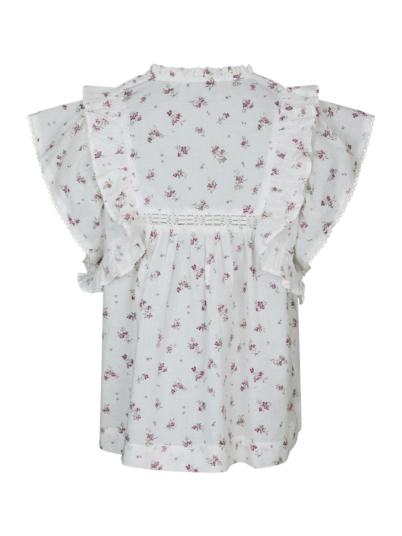 Jayla Small Blossom Top - Creme