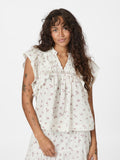 Jayla Small Blossom Top - Creme