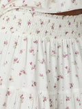 Asta Small Blossom Skirt - Creme