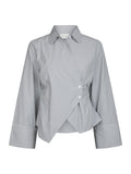 Fenli Striped Shirt - Grå