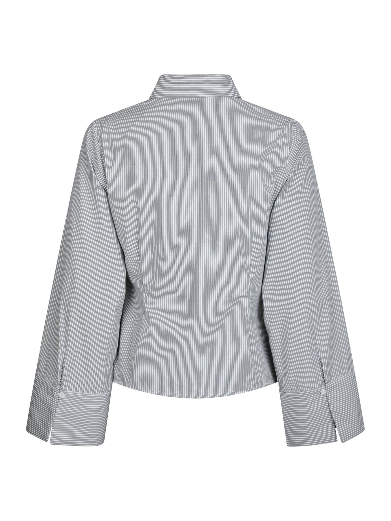 Fenli Striped Shirt - Grå