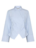 Fenli Striped Shirt - Light Blue Stripe
