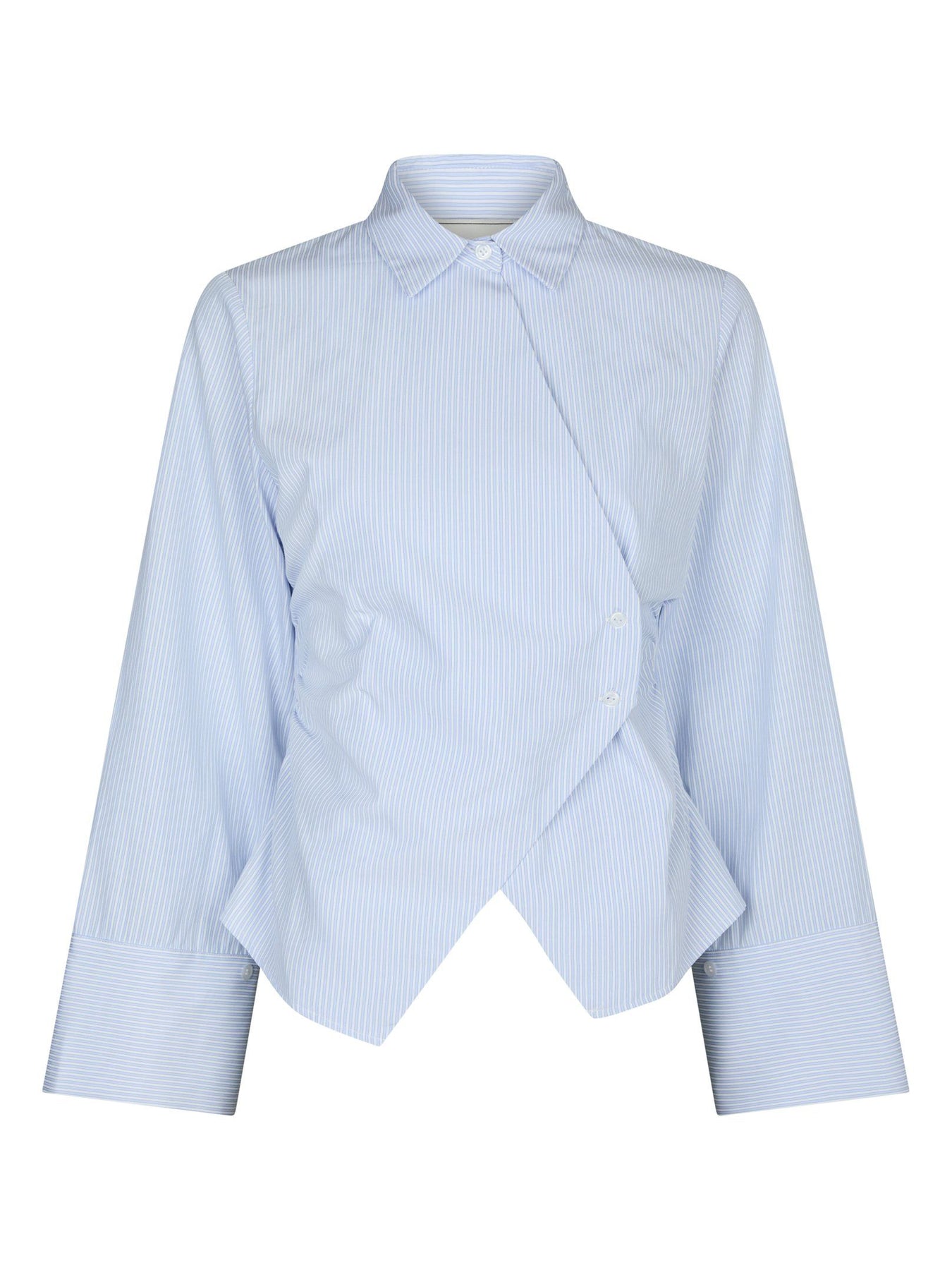 Fenli Striped Shirt - Light Blue Stripe