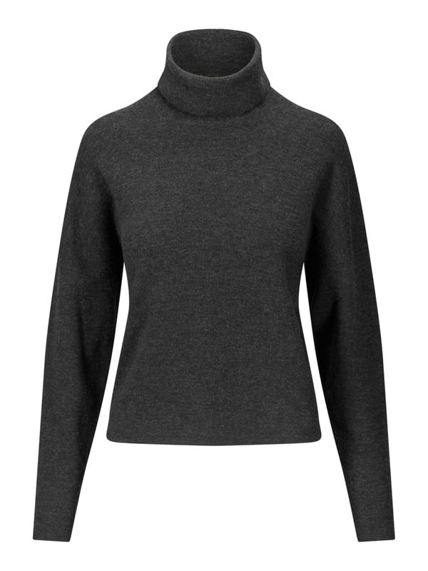 Tyra Merino Sweater - Dark Grey Melange