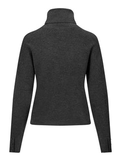 Tyra Merino Sweater - Dark Grey Melange