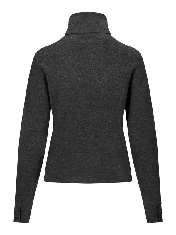Tyra Merino Sweater - Dark Grey Melange