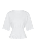 Dray Boxy Smock Tee - Vit