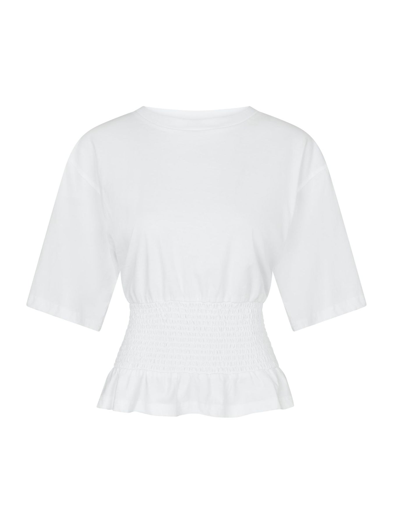 Dray Boxy Smock Tee - Vit