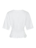 Dray Boxy Smock Tee - Vit