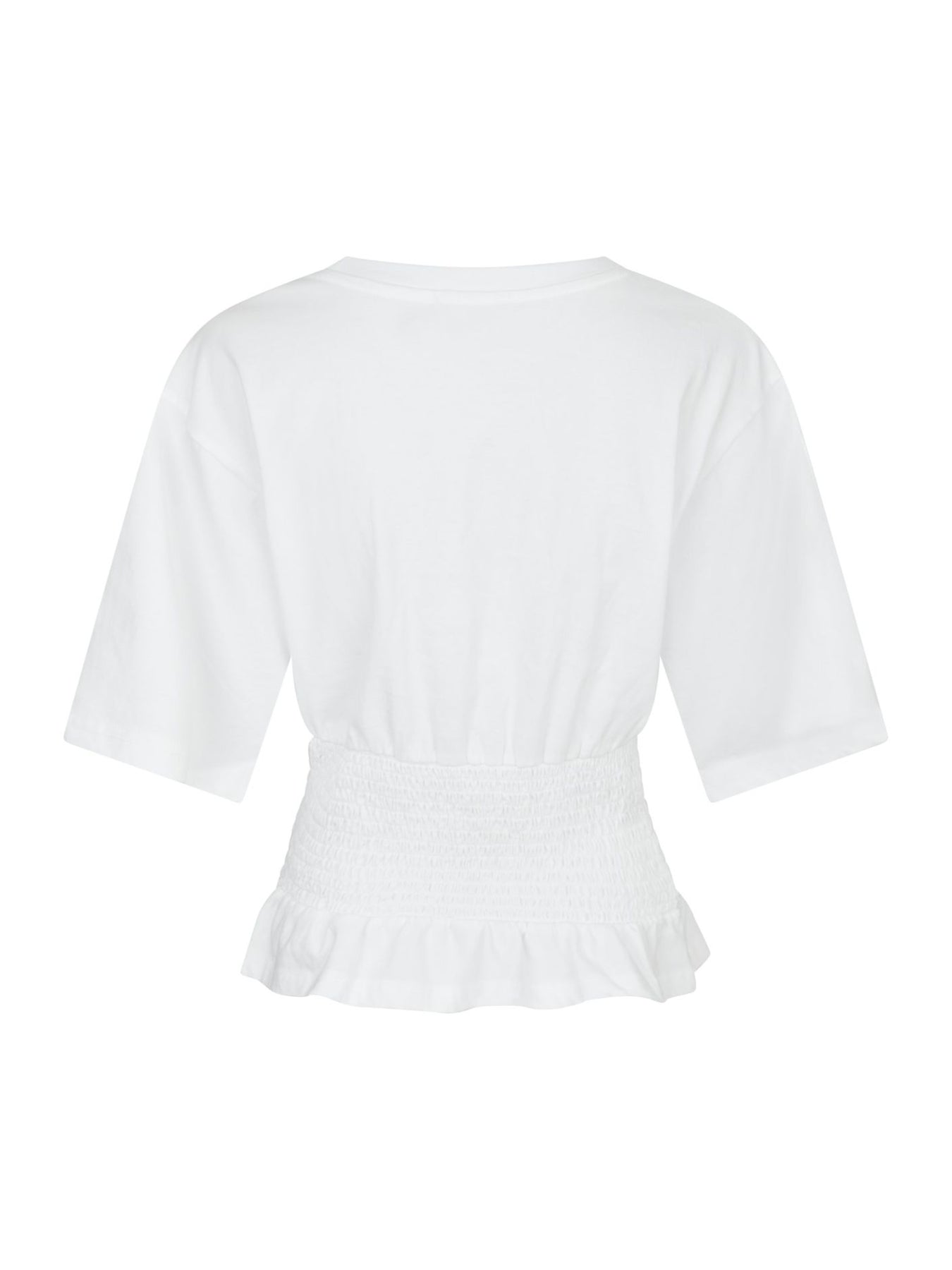 Dray Boxy Smock Tee - Vit