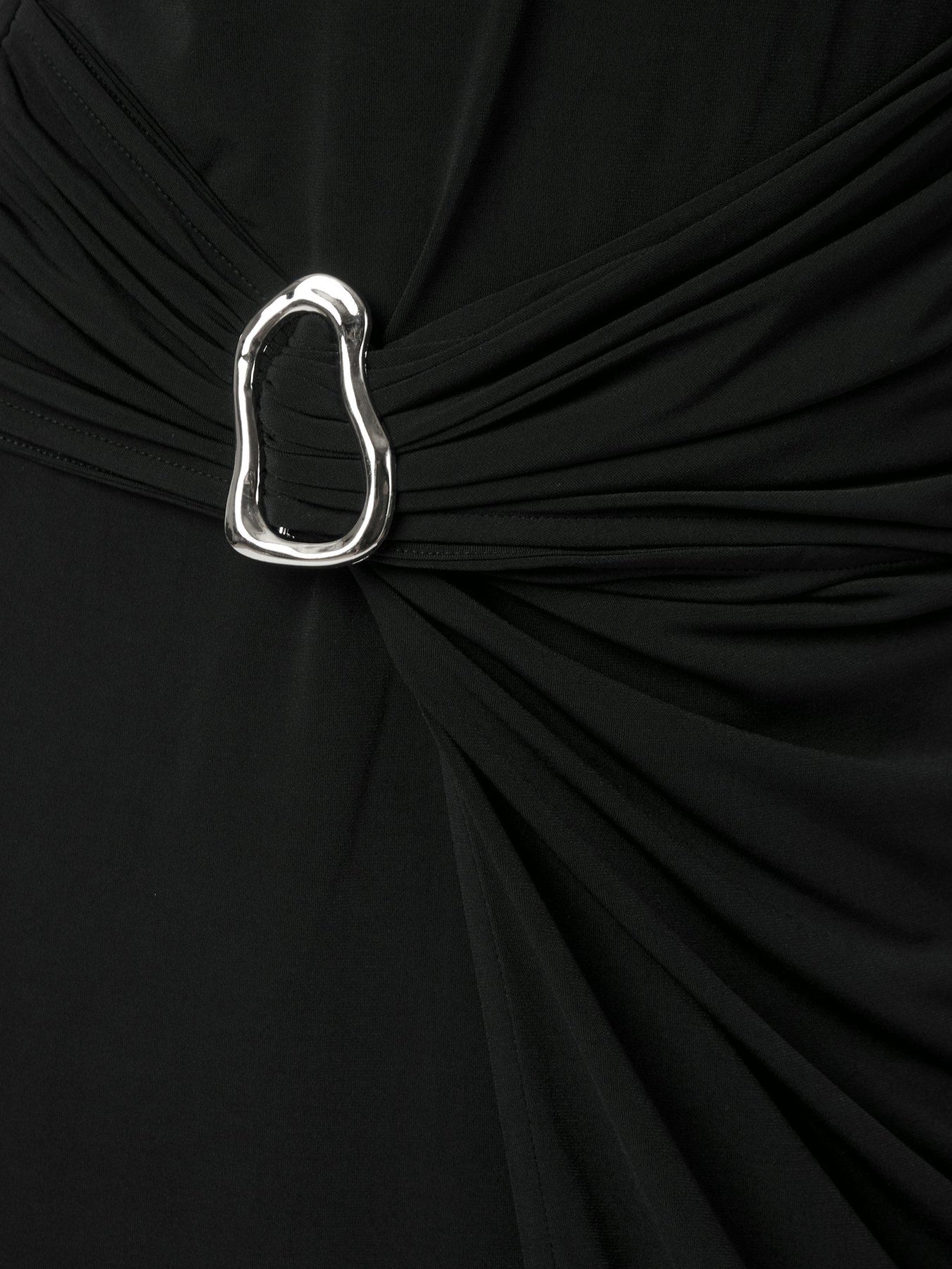 Minja Drapy Dress - Svart