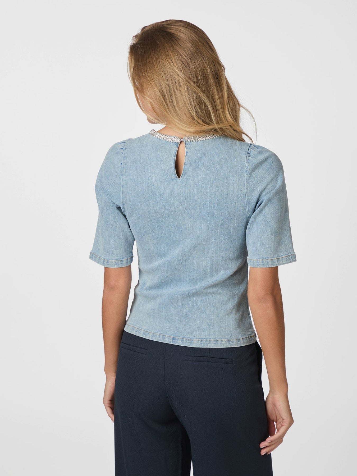 Rosia Denimtopp - Ljusblå