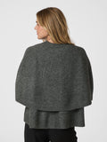 Josei Double Knit Cape - Grå