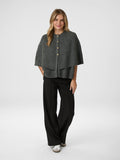 Josei Double Knit Cape - Grå