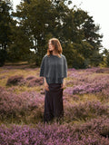 Josei Double Knit Cape - Grå
