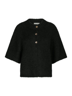 Benuta Fluffy Knit Cardigan - Black