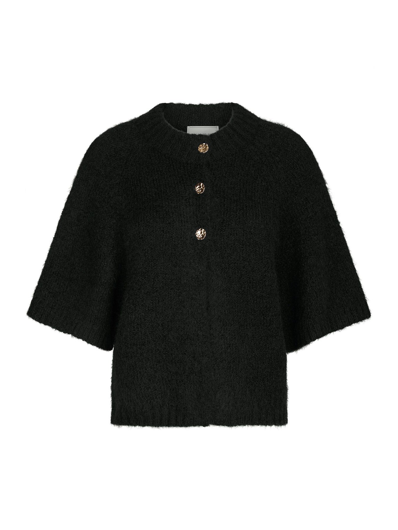 Benuta Fluffy Knit Cardigan - Svart