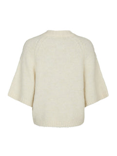 Benuta Fluffy Knit Cardigan - Off White