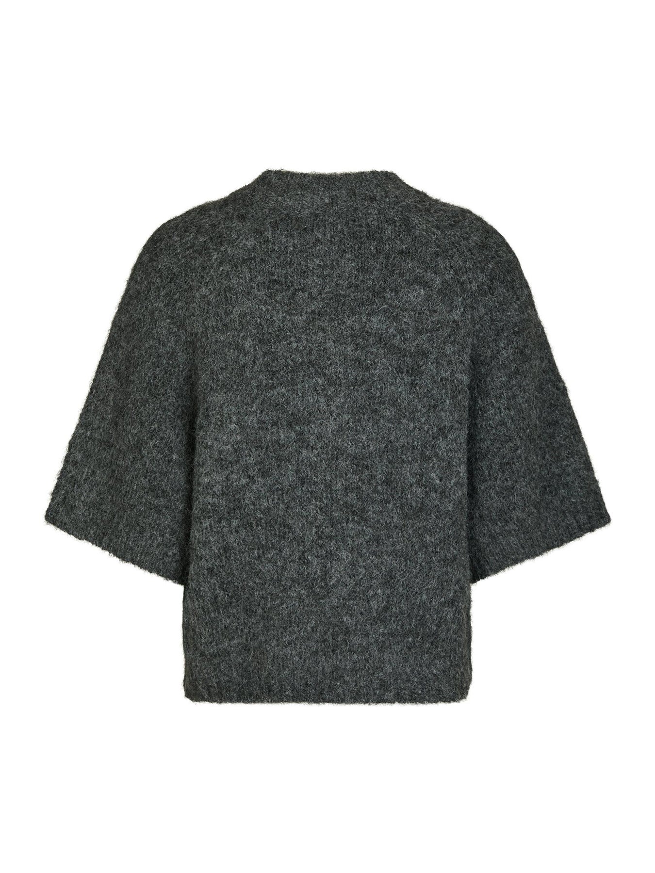 Benuta Fluffy Knit Cardigan - Antracit Melange