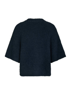 Benuta Fluffy Knit Cardigan - Navy