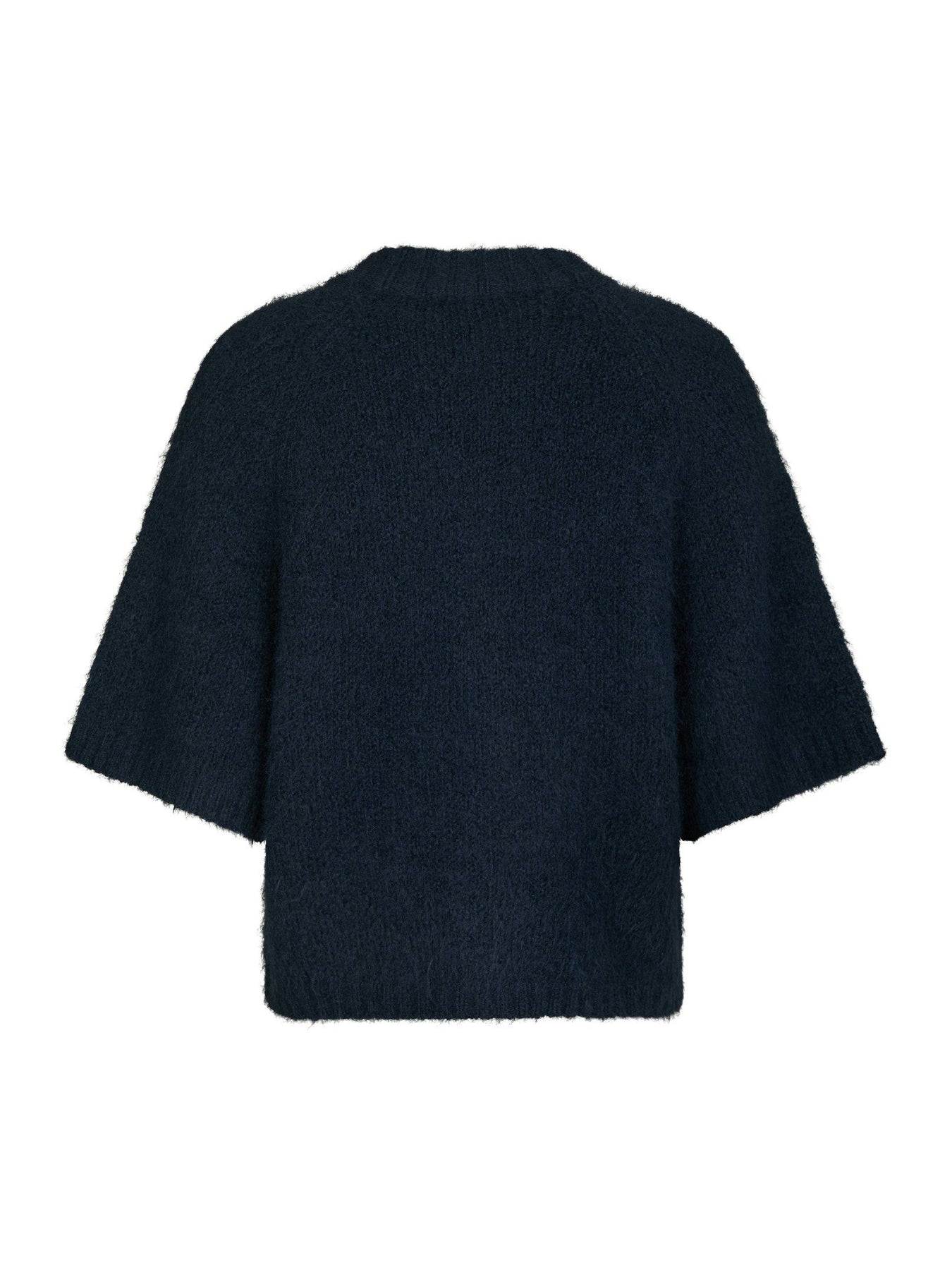 Benuta Fluffy Knit Cardigan - Navy