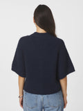 Benuta Fluffy Knit Cardigan - Navy