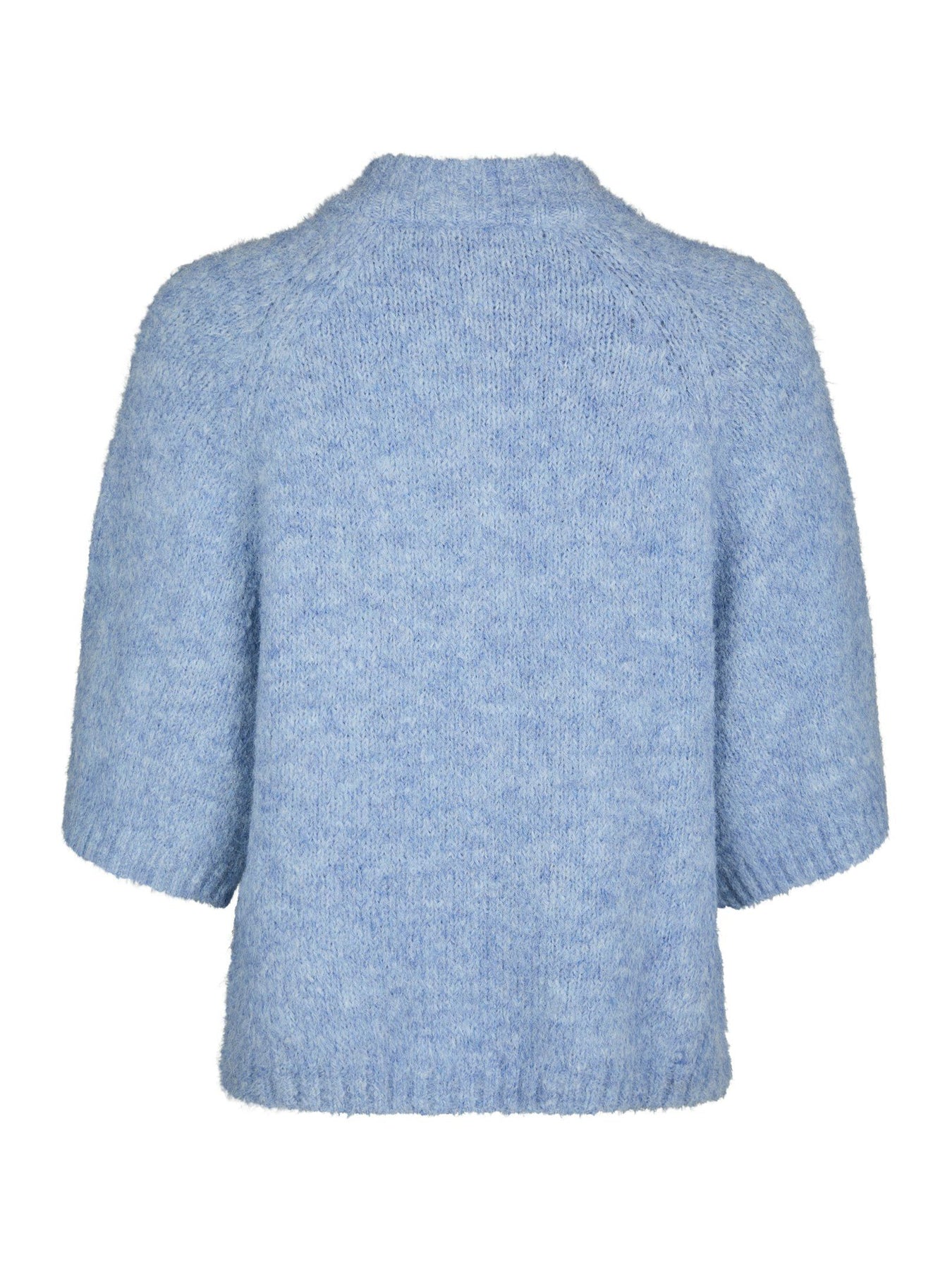 Benuta Fluffy Knit Cardigan - Dusty Blue