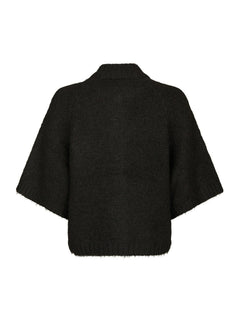 Benuta Fluffy Knit Cardigan - Dark Brown